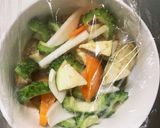 レンジ肉無コク旨茄子椎茸ゴーヤチャンプル作り方15写真