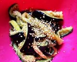 蒸しナスの麺つゆ和え作り方3写真