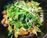 毎日の納豆●カイワレ大根トッピング作り方1写真