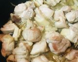 金曜カレー●鶏肉＆茸のトッピングカレー作り方2写真