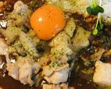 金曜カレー●鶏肉＆茸のトッピングカレー作り方3写真