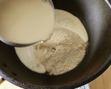 材料2つ☆豆乳大量消費☆卵なし練乳アイス作り方1写真