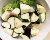 レンジ根菜茄子簡単チリソース味甘酢酢豚作り方6写真