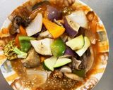 レンジ根菜茄子簡単チリソース味甘酢酢豚作り方12写真
