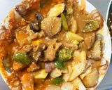 レンジ根菜茄子簡単チリソース味甘酢酢豚作り方15写真