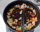 冷凍野菜で包丁いらず！？もずく丼作り方3写真