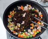 冷凍野菜で包丁いらず！？もずく丼作り方4写真