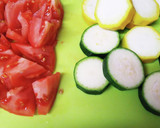 揚げ野菜とトマト出汁そうめん作り方1写真