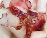 粉不使用【キャベツ✖️たこ】お好み風炒め作り方1写真