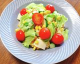 カレー粉香る♡ツナサラダご飯作り方5写真