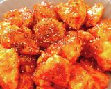 鶏肉の甘酢ケチャップ炒め作り方4写真
