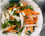 お一人様野菜たっぷりオイレモン味洋風炒飯作り方10写真