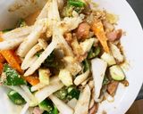 お一人様野菜たっぷりレモン味噌味洋風炒飯作り方12写真