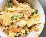 お一人様野菜たっぷりレモン味噌味洋風炒飯作り方18写真