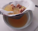 暑気払い。レンジでとうがんと鶏肉のスープ作り方4写真