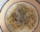 ＊レンジで完結！すぐでき！ペペロンうどん作り方1写真