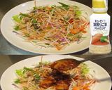 美味ドレごまドレ大根ミックス麻婆豆腐サラ作り方2写真