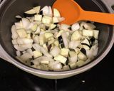 ◆大豆ミートで鶏ミンチの夏野菜ドリア作り方3写真