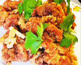 揚げ鶏の甘酢炒めレモン風味　中華　唐揚げ作り方10写真