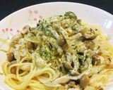 簡単ほわウマ 豆乳きのこクリームパスタ作り方10写真