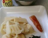 ☆たけのこと明太子の春の菜の花パスタ☆作り方3写真