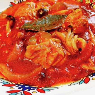 ピリ旨♡チキンと夏野菜のトマト煮込み by ☆ののママキッチン