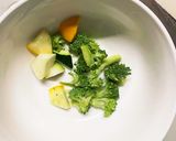 お一人様野菜たっぷりさっぱりウインナー丼作り方7写真