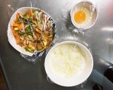 お一人様野菜たっぷりさっぱりウインナー丼作り方16写真
