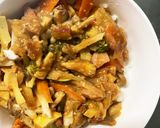 お一人様野菜たっぷりさっぱりウインナー丼作り方19写真