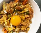 お一人様野菜たっぷりさっぱりウインナー丼作り方20写真