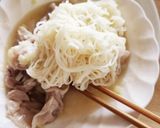 スタミナそうめん☆豚バラねぎ塩レモンダレ作り方2写真