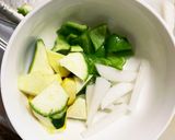 肉無チクワトマト旨辛親子丼味野菜炒め作り方7写真