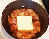 【レンジで1発】鶏肉のめんつゆ湯豆腐作り方2写真