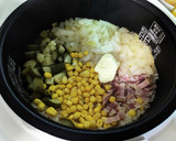 きゅうりとコーンの夏野菜の炊き込みご飯作り方6写真