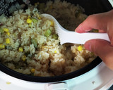きゅうりとコーンの夏野菜の炊き込みご飯作り方7写真