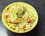 きゅうりとコーンの夏野菜の炊き込みご飯作り方8写真