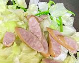 【キャベツ✖️ソーセージ】オーロラ炒め作り方7写真