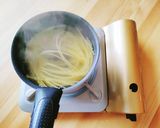 ベーコン入り！レモンクリームパスタ作り方2写真