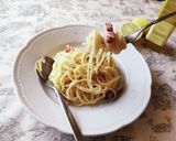ベーコン入り！レモンクリームパスタ作り方7写真