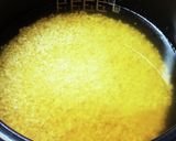 バター醤油香るカニカマ＆コーン炊込みご飯作り方2写真