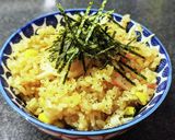 バター醤油香るカニカマ＆コーン炊込みご飯作り方6写真