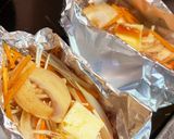 鮭のバター醤油ホイル焼き作り方2写真
