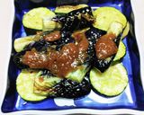 我が家の甘めの生姜味噌の揚げ茄子作り方5写真