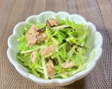 【豆苗✖️ツナ】シャキシャキ☆サラダ作り方5写真