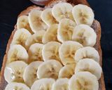 胡桃パンで♪バナナ蜂蜜チーズトースト作り方3写真