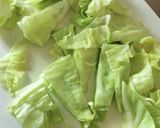 キャベツのゴマ和え作り方1写真