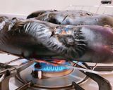 ばあばのレシピ　焼き茄子は直火で作り方2写真