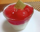 ★低糖質！スイカとミルクの２層ゼリー♪作り方21写真