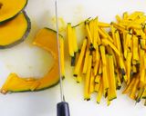 お弁当に◎食材1つ♪かぼちゃのきんぴら作り方1写真