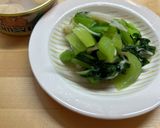 あかうお塩麹と青梗菜の小柱和えプレート作り方5写真
